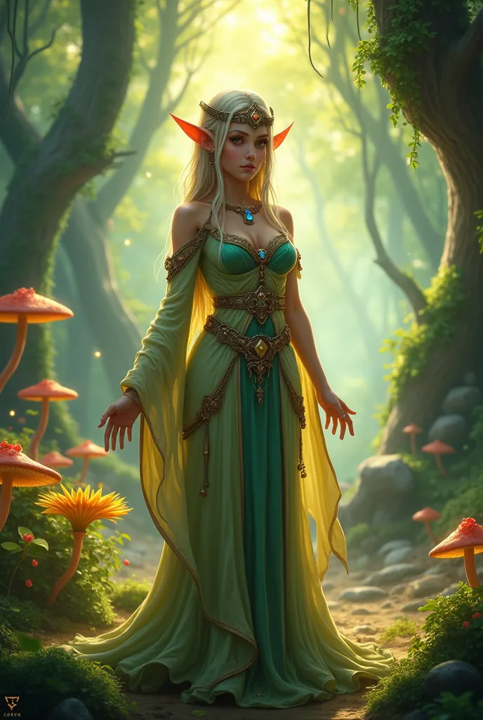 An elf girl in the warcraft universe 