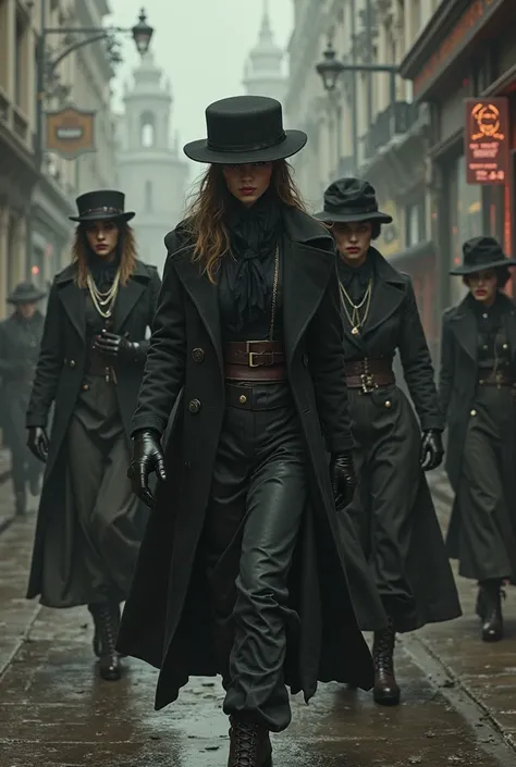 criminal gang that operated in London in the late 19th and early 20th centuries. They were predominantly women and were mainly active in shoplifting and robberies.