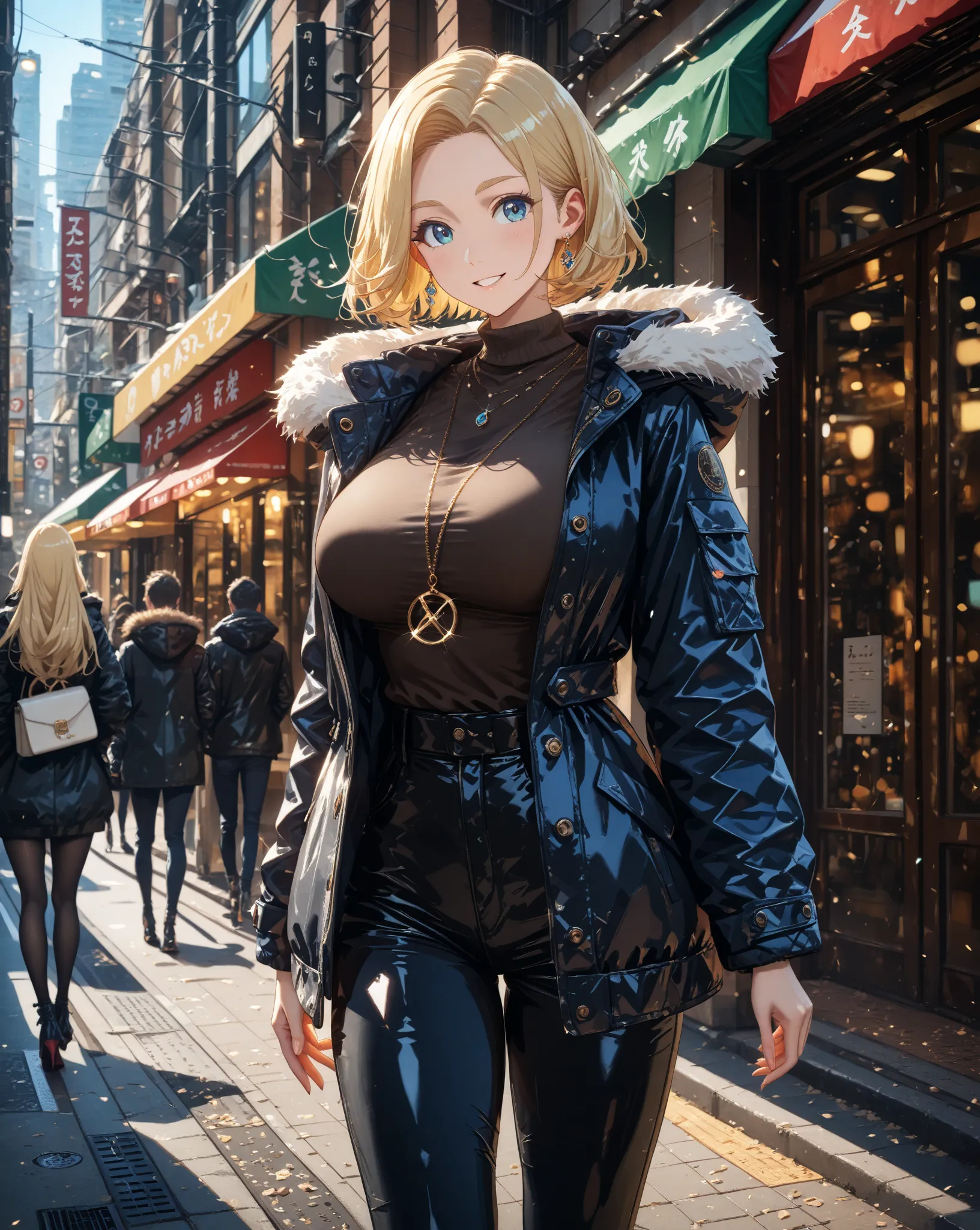 Anime style, super fine illustration, Ultra clear illustration, highly detailed, beautiful detailed, pale tone image, static representation, gentle expression, happy expression, 8k, super slender fashion model, Ultra beautiful & handsome face, cute & brigh...