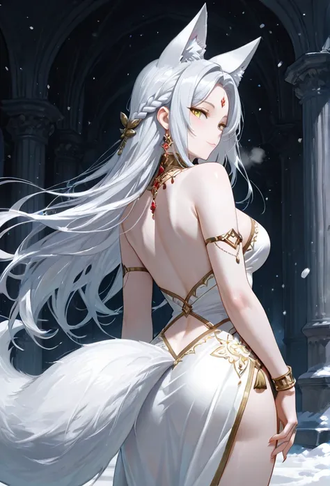 Ahri is a mesmerizing Vastayan seductress, her beauty both ethereal and dangerously alluring. Standing with an effortless grace, she embodies sensual mystique, her medium frame wrapped in delicate curves that hint at untamed power.

Her porcelain-pale skin...