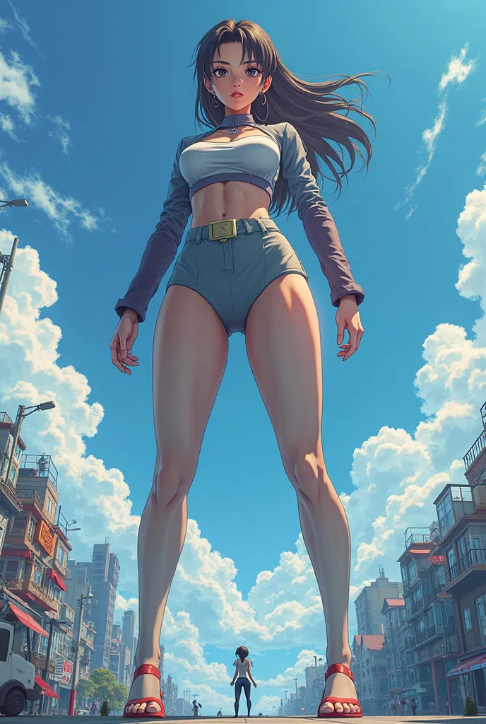  1girl ,Terada Ochiko ,giantess