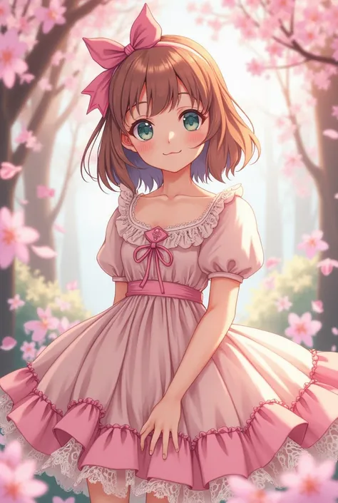 Sakura from the anime Sakura card captors dressed as Loli 