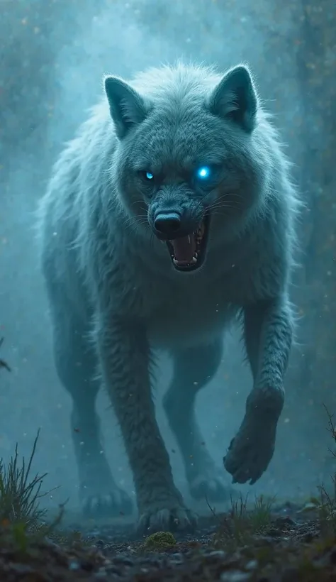 "Hyena → Phantom Howler
"As the hyena lets out a chilling laugh, its body begins to fade into the mist. Its eyes glow with an eerie blue light, and its speed becomes supernatural. It transforms into the Phantom Howler, a spectral predator that moves betwee...