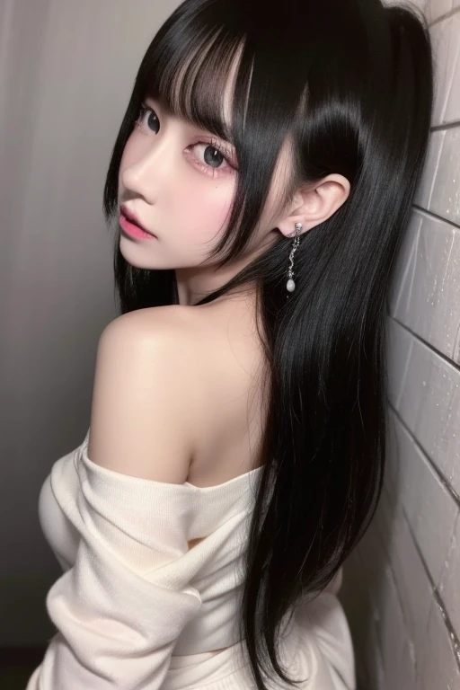 生 photos,   photos,8K - Ultra High Definition 、best quality, masterpiece,  ultra-high accuracy , (reality: 1.4), 1 girl,  , Cinema Lighting , black hair   、earrings, RAW photo, 8k, (best quality), realistic, (live-action,   complicated details  ), (natural...