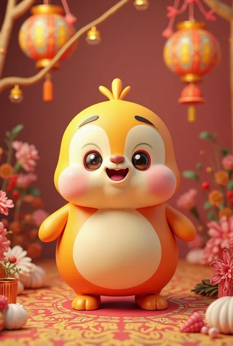 "Create a 3D labubu model of a cartoon character. The overall style is cute and cartoonish." labubu raya version