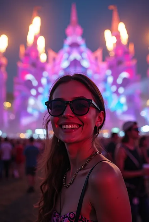 Genera una foto mía en tomorrowland belgica