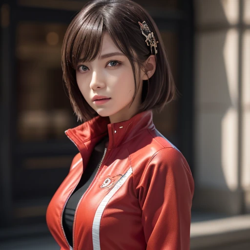 (8k,  top quality, Masterpiece:1.2),  ultra detail , Masterpiece,  Realistic Lighting ,Masterpiece,  top quality, Masterpiece,  Official Art, Extremely Fine CG Unity 8K Wallpaper ,  beautiful eyes in every detail  ,  light on face,  One Girl , Asuka, upper...