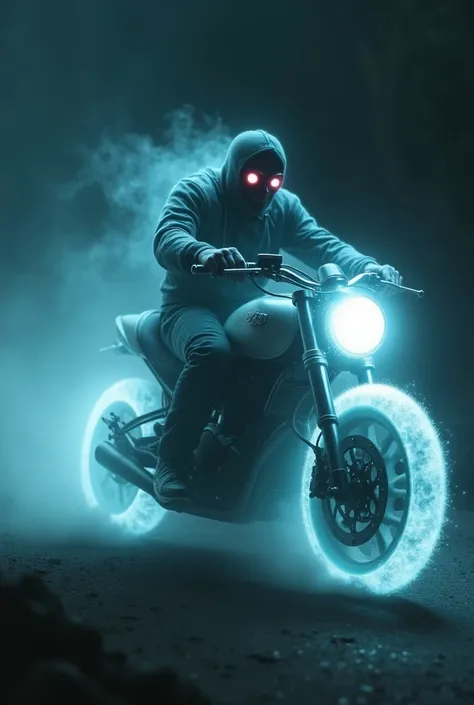 Ghost biker wallpaper cell art 4k