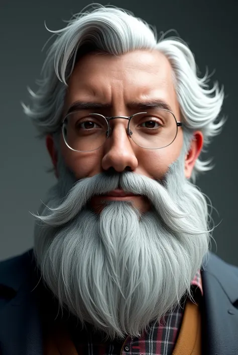 Put on a gray beard