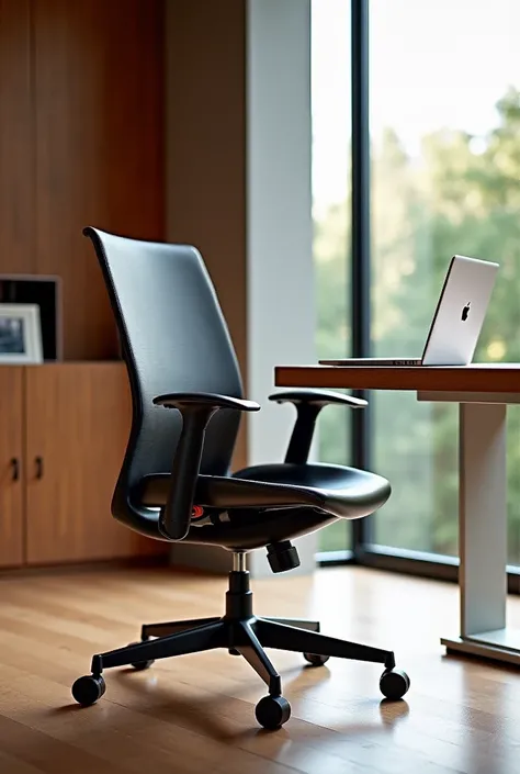 The SmartErgo Chair is a sleek, modern, and adjustable ergonomic chair designed to enhance comfort and productivity for home office enthusiasts.