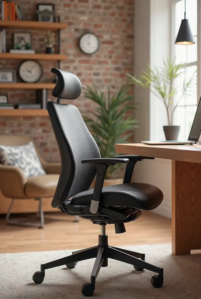 The SmartErgo Chair is a sleek, modern, and adjustable ergonomic chair designed to enhance comfort and productivity for home office enthusiasts.