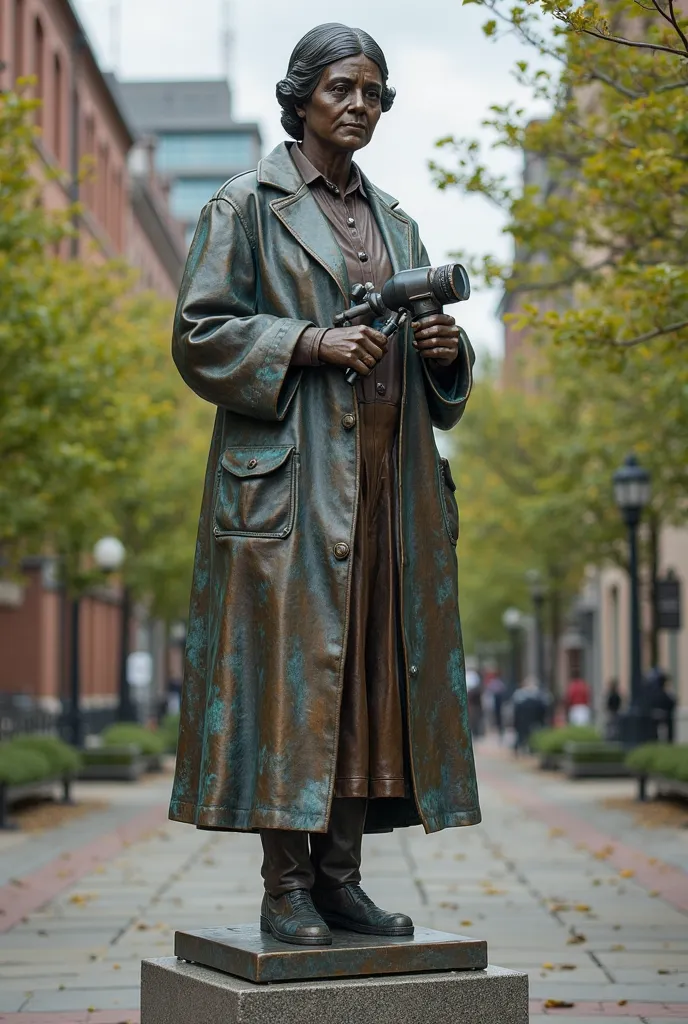 Honorary statue of a female scientist