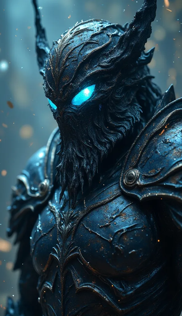 **The Abyssal Knight**
   - **Appearance**: A warrior in deep blue and black armor, with a helmet shaped like a kraken. The visor glows with an eerie, underwater light.
   - **Weapon**: **The Abyssal Trident** – A trident that controls water and summons ti...