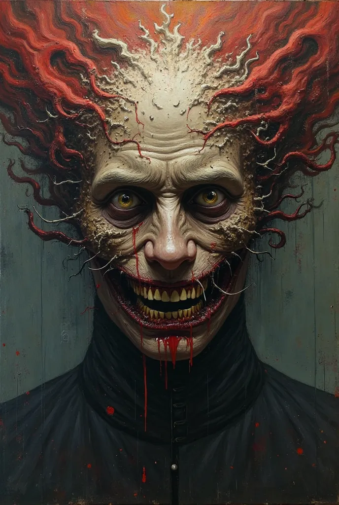 In this eerily evocative series, "The head and its anger," The dark and surreal art of "Macabre Muse" takes center stage. Each piece explores the themes of power., revenge, and the twisted beauty found within the grotesque. The head becomes a symbol of con...