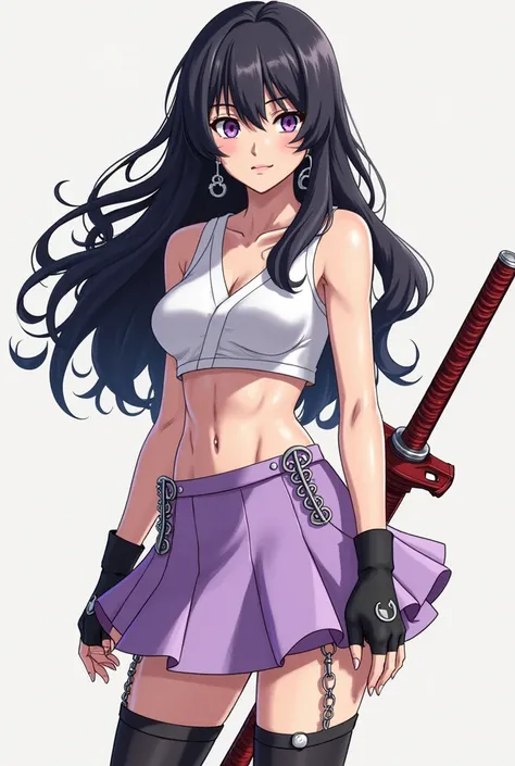 Appearance of Lila Uchiha (daughter of Obito Uchiha and Konan Akatsuki) Shinobi from Konoha : She has loose black hair that cascades in soft waves up to her knees. She has light honey-colored eyes with eyelids painted black and purple outlines. Her feature...