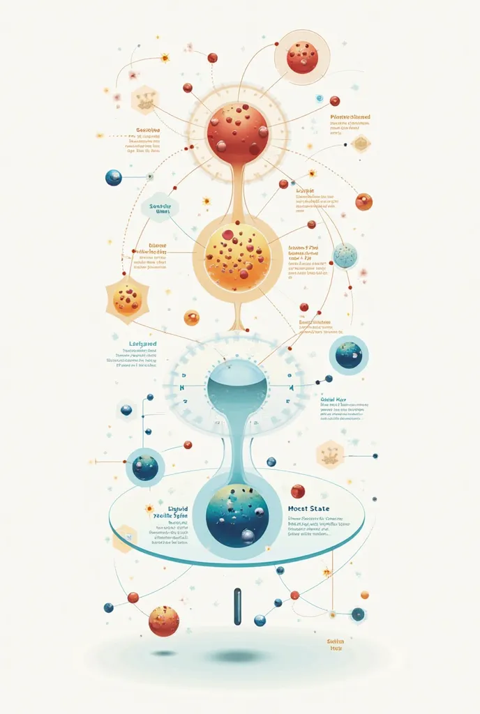 States of matters images written diagrams 