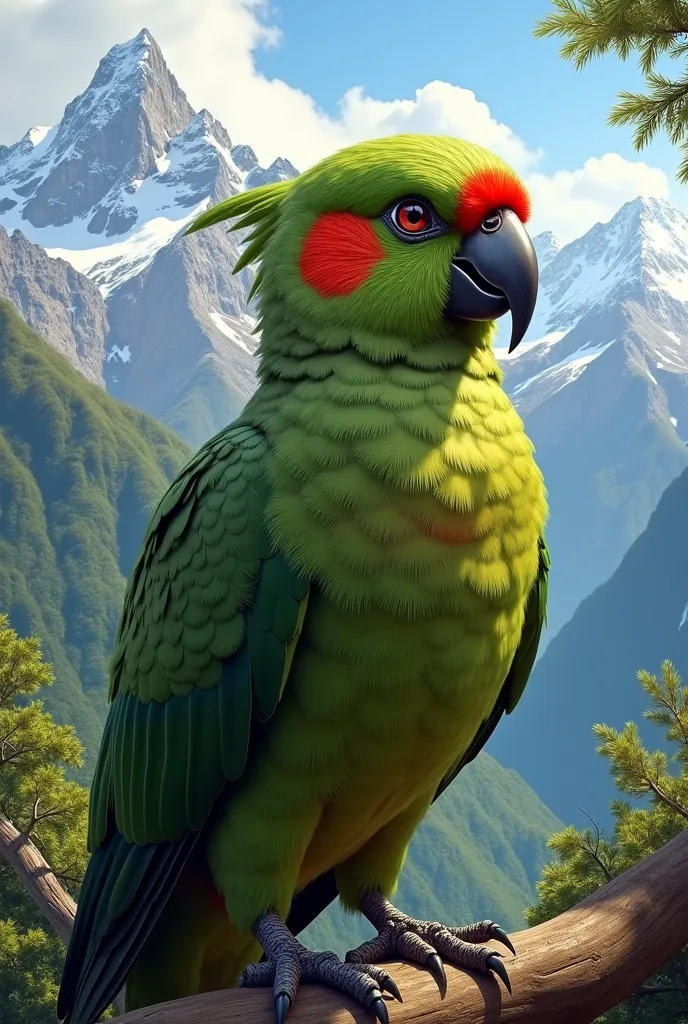 The original look of a  New Zealand Kea has to stay