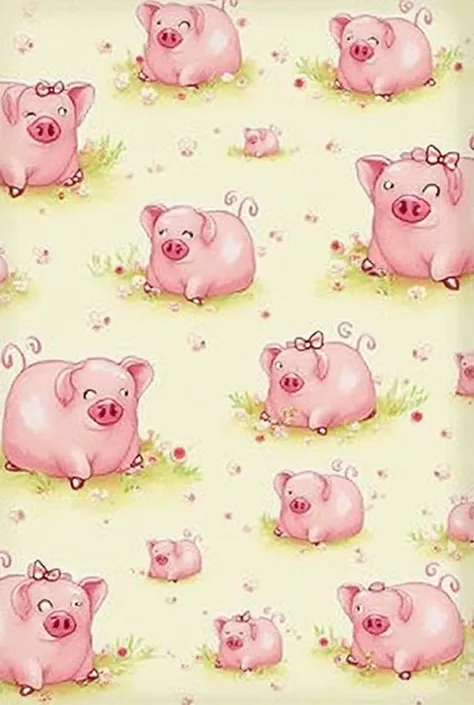 cute pig tablecloth
