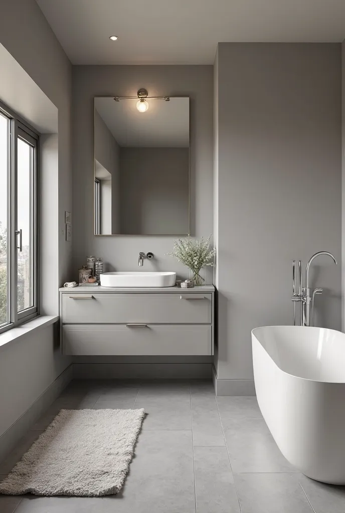 Gray bathrooms