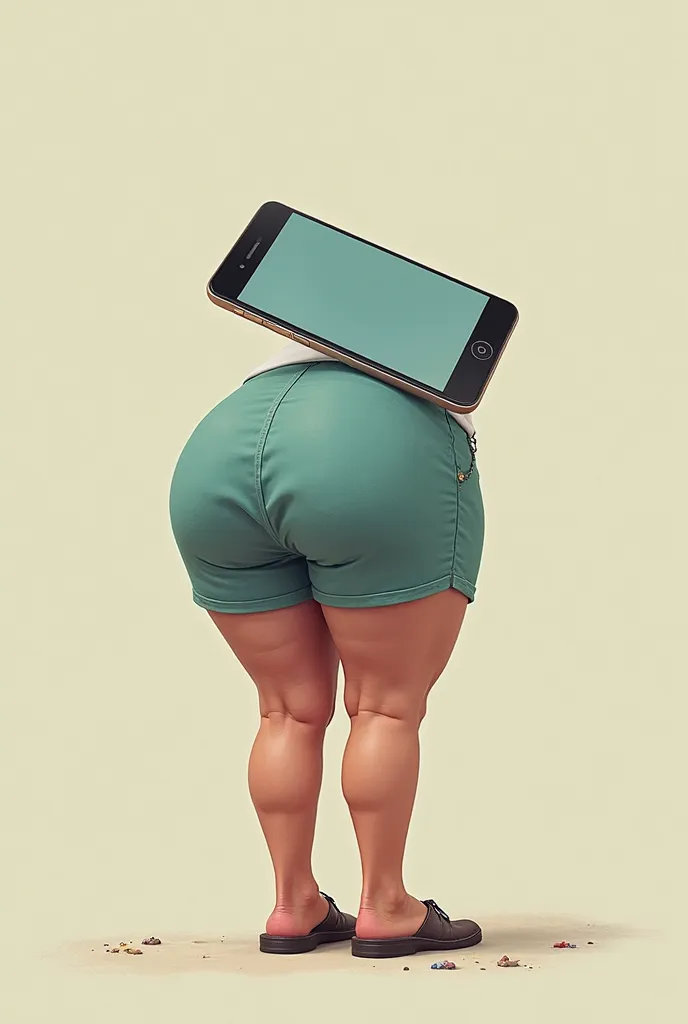 The phone on the ass