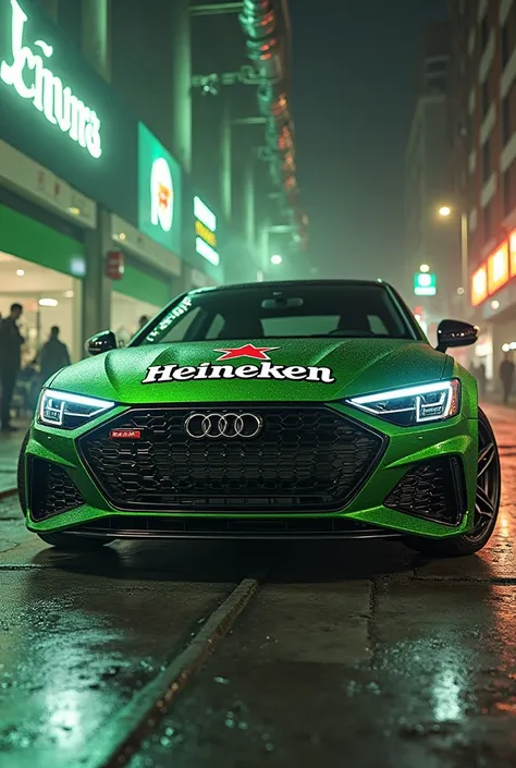 Heineken Audi A4 car