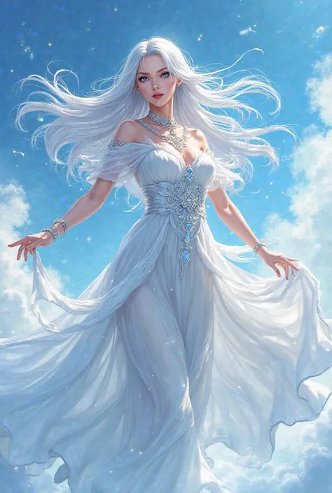 Queen of the Winds " Sylvania " has a slender and athletic body, reflecting her lightness and speed . Queen of the Winds . She wears an elegant white and silver robe, light as if it were made of the air itself, constantly flying around her even when there ...