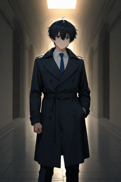 male、悪いmale、 high school student、my hair is brownish black、darkness堕ち、My eyes are a little blue、I'm wearing a black trench coat、cool、darkness、Illness