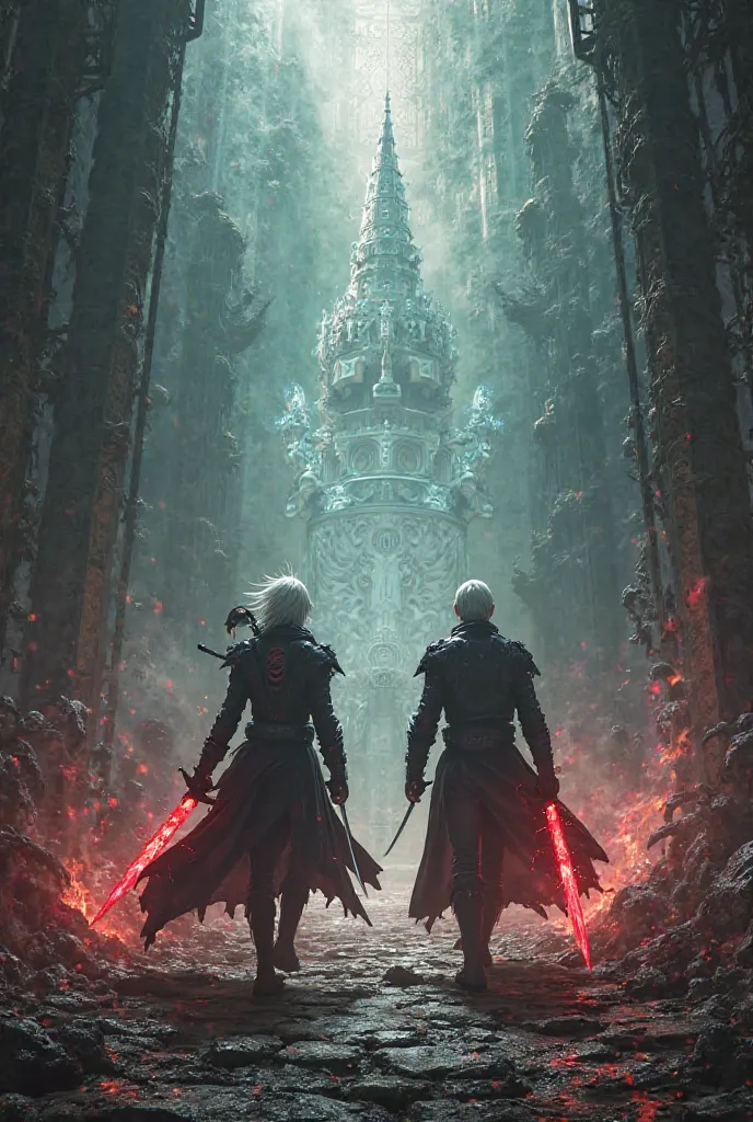 Game Devil may cry 6 brothers Dante and Virgil ended up in the world of demons.