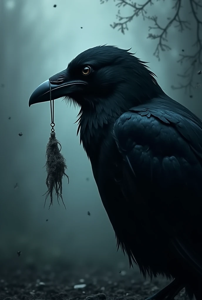 - A gloomy profile image depicting adolescent love and paranoia, containing a raven, preferably with something in its mouth. Don't let people come out and let a broken heart come out