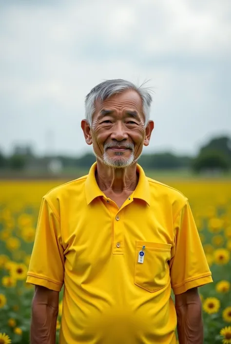 famous man in yellow shirt standing in field, Don&#39;t be afraid, nivanh chanthara, xiang ,  phong yintion j - jiang geping , product,  cheung&#39;s grandmother ,  zeng fanzh , hoang long ly,  ren heng ,  38 years old ,  thawan duchanee 