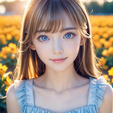 (close-up:1.2)、(RAW shooting:1.2)、(photorealistic:1.4)、(masterpiece:1.3)、(Best Quality:1.4)、 bright expression 、very beautiful girl、 in a pumpkin field haystacks 、Pretty and beautiful face down to the last detail 、beautiful bangs、 radiant white skin、Facial...