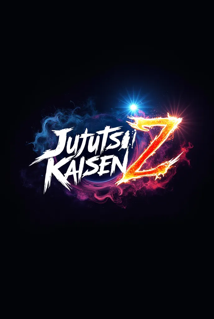 Written/ logo "jujitsu kaisen z" anime style 