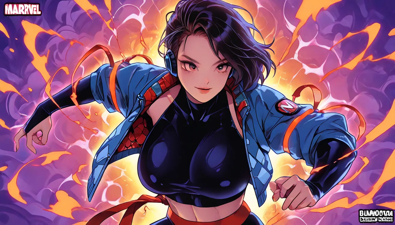 A breathtaking manhwa-style banner featuring three versions of the Alt-Scans mascot in a high-energy, dynamic composition. The background consists of swirling smoke and glowing chains illuminated in a vibrant palette of orange, magenta, purple, and black, ...