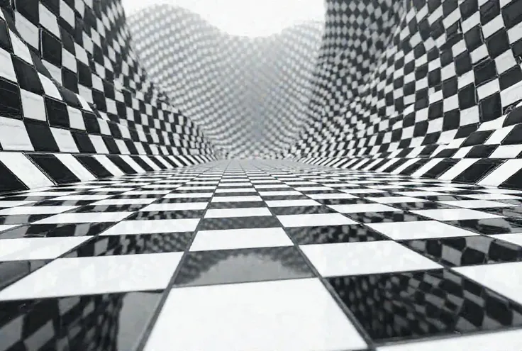 Checkerboards background 