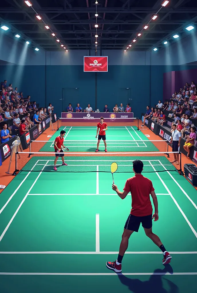 I want to create a badminton tournament template 