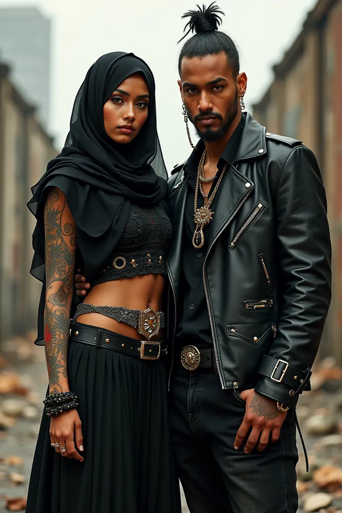 Muslim rock couple 