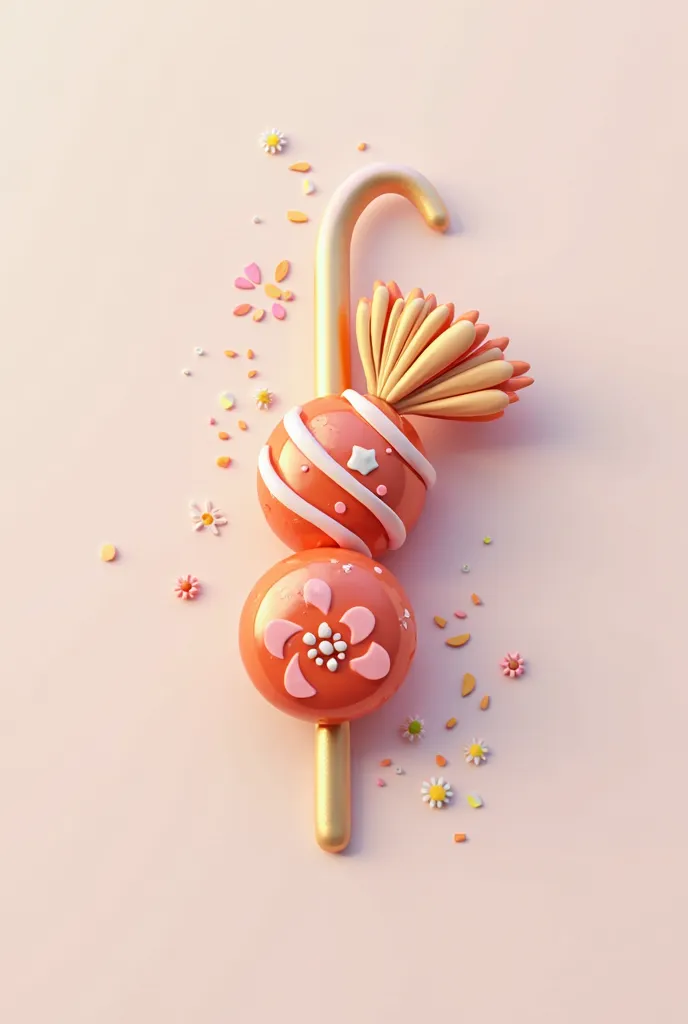 Candy and a broom logo