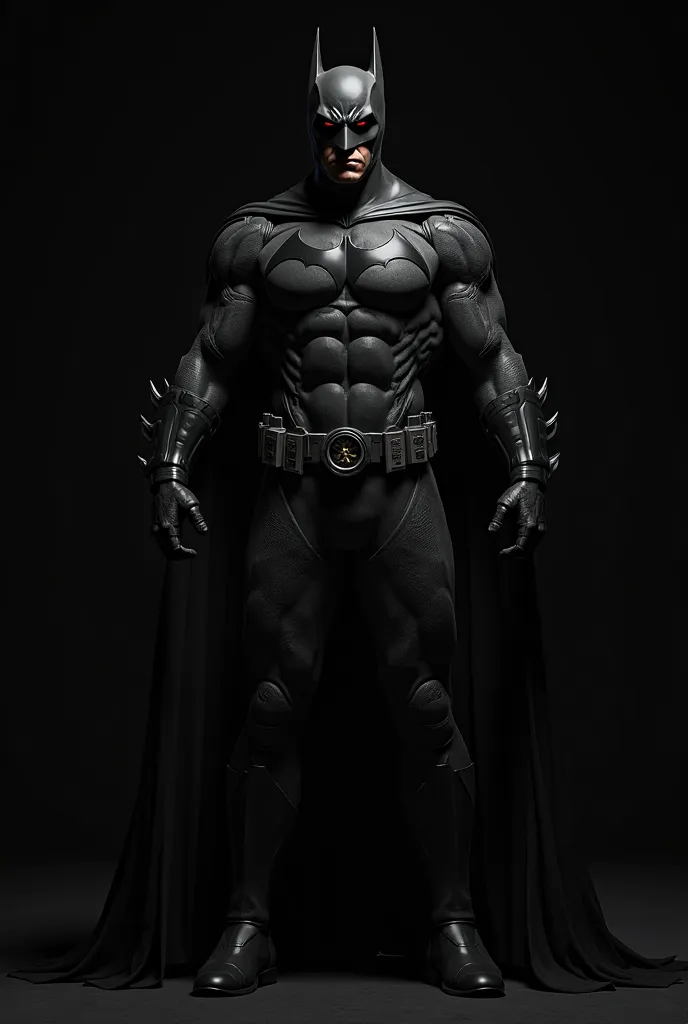 Batman black background angry look red eyes 