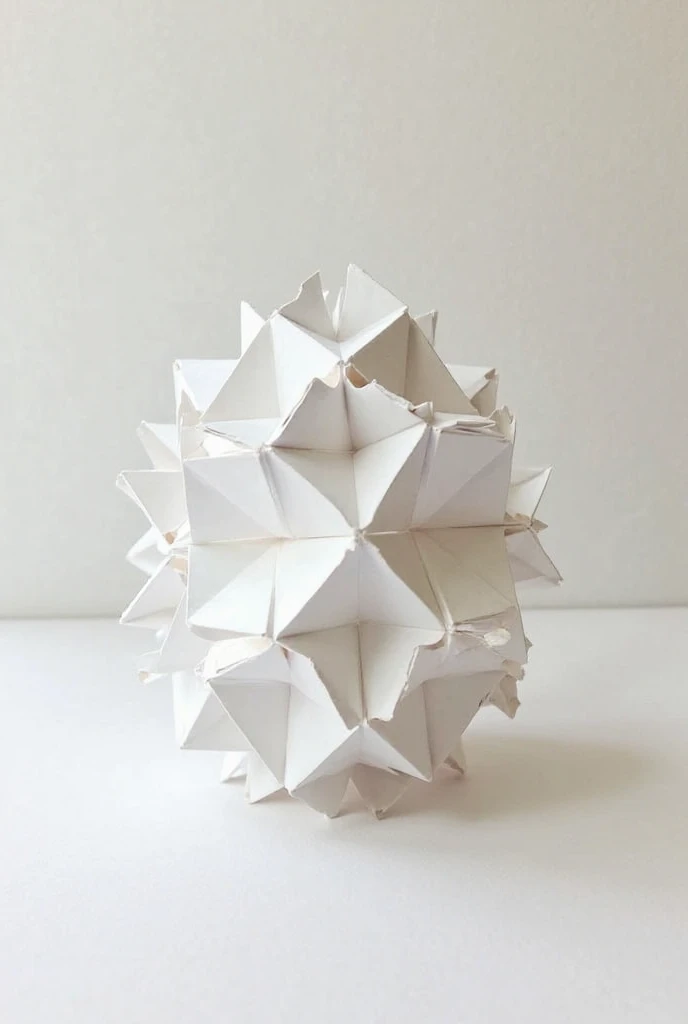 Creates a trigonometrical kirigami model it should be simple and do not cut any parts out