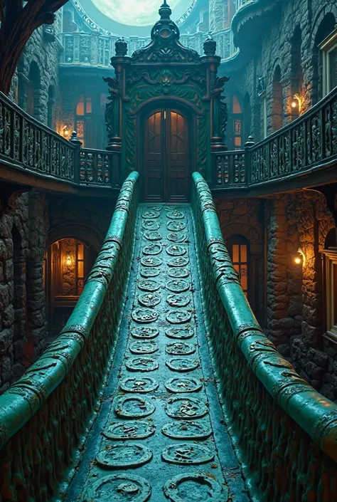 Haunted Slide Slide on cruise ship is horizontal
• The entrance is the facade of a haunted mansion
• Mystery Machine Pattern Slider
• Sound Effects “Scooby-Doo, where are you?”