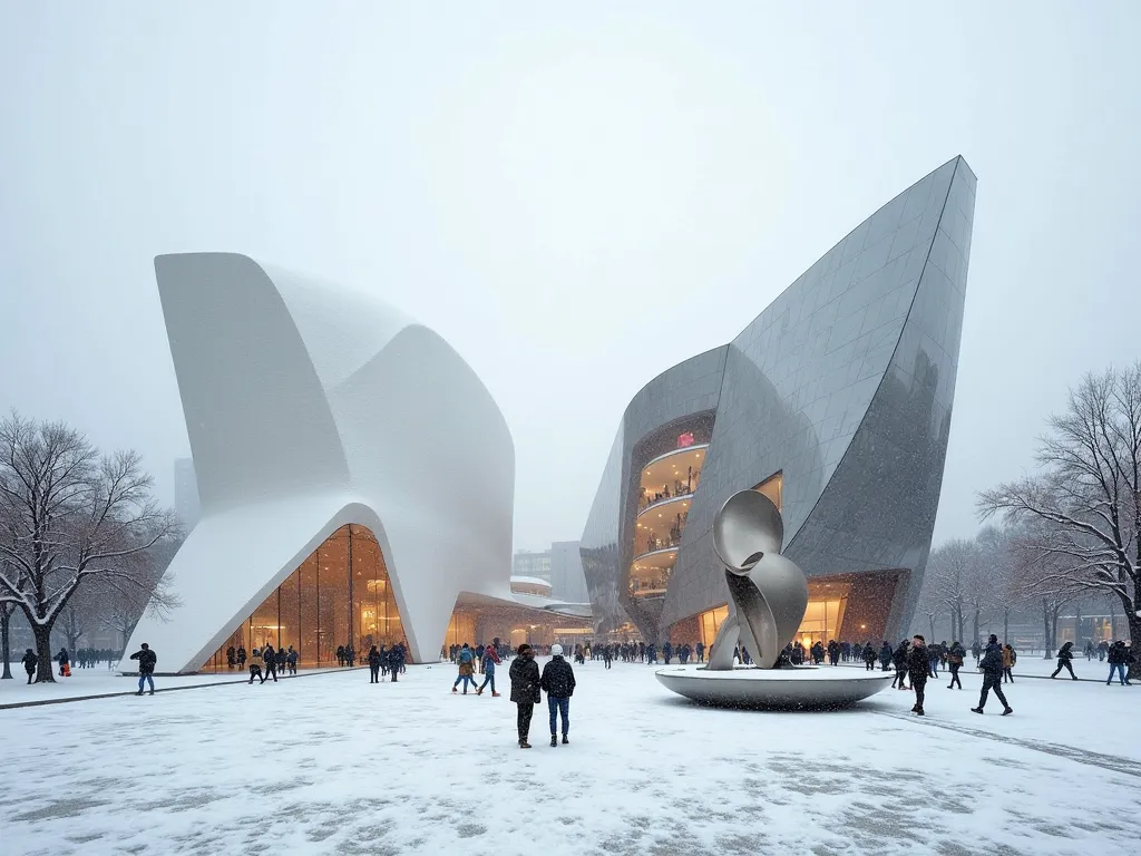 A center of museums known as the City of Architects, visionaries all, is a concentration of buildings that communicate with each other: Zaha Hadid:Neofuturism Style, characterized by curvilinear and fluid forms.Frank Gehry:: Deconstructivism, with organic ...