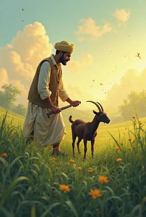 Imran Khan was a hardworking farmer.  His days were spent plowing the fields, sowing seeds and tending the crops.  He would go out to the field at sunrise, where he would be greeted by the scent of greens and the chirping of birds.

 Even today he was work...