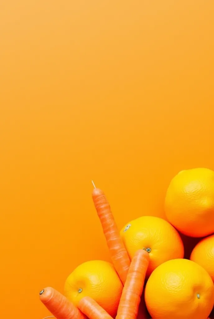 Natural pictures of orange with carrot