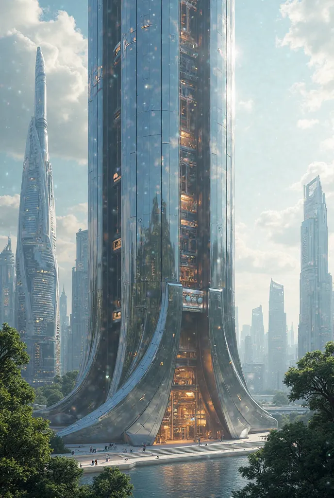 just a human futuristic elevator that can go anywhere 