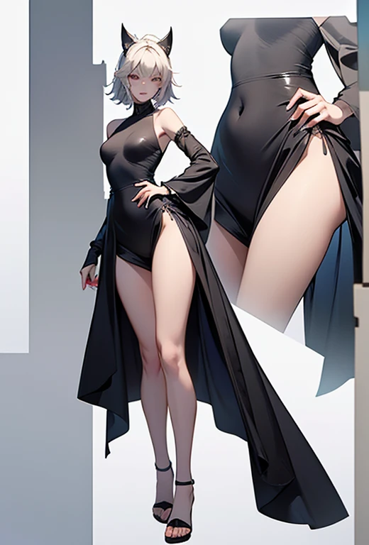 full-length model Momiji in sexy A highly detailed and dynamic action artwork of a sensual Momiji from Dead or Alive game series. She is depicted in an elegant yet powerful pose, wearing a stylish and intricate outfit with fine details. The illustration fe...