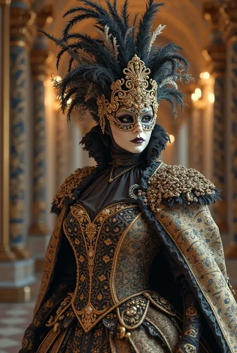 Venetian carnival costume