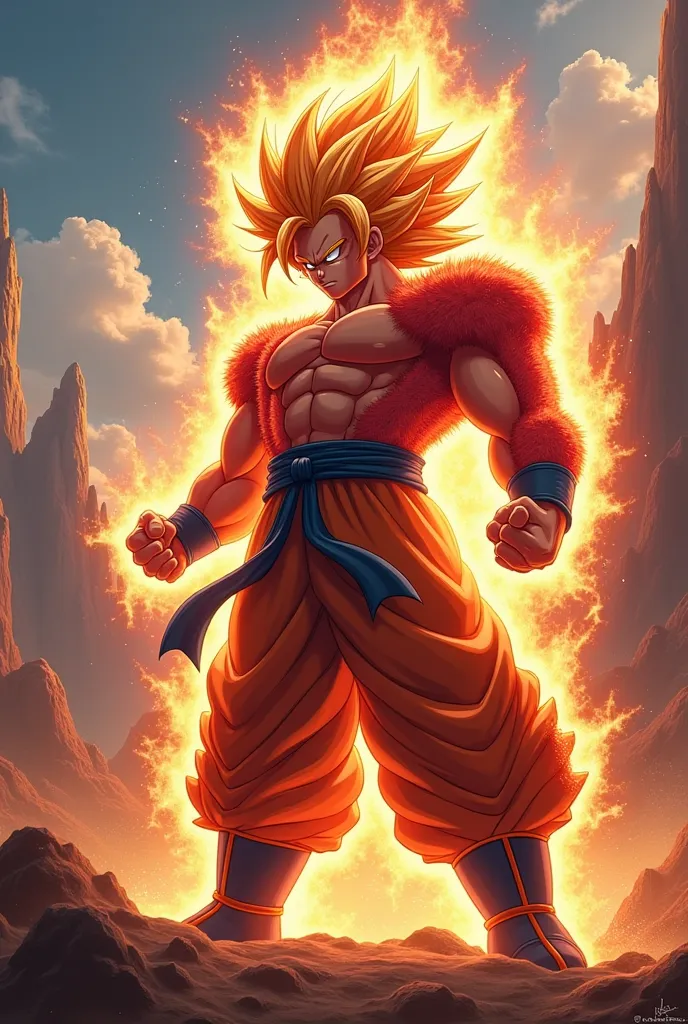 Dragonball in Goku ssj 4 always 