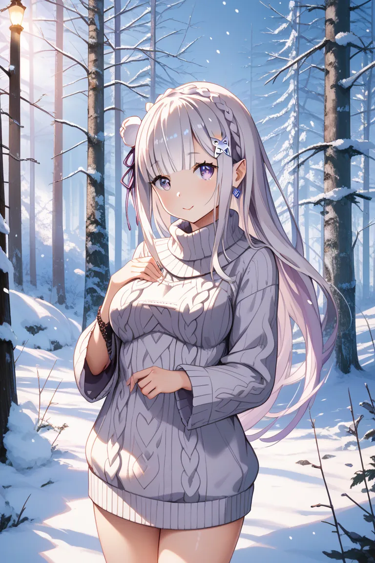 Rezero、 Emilia、Moose Sleeve、sex