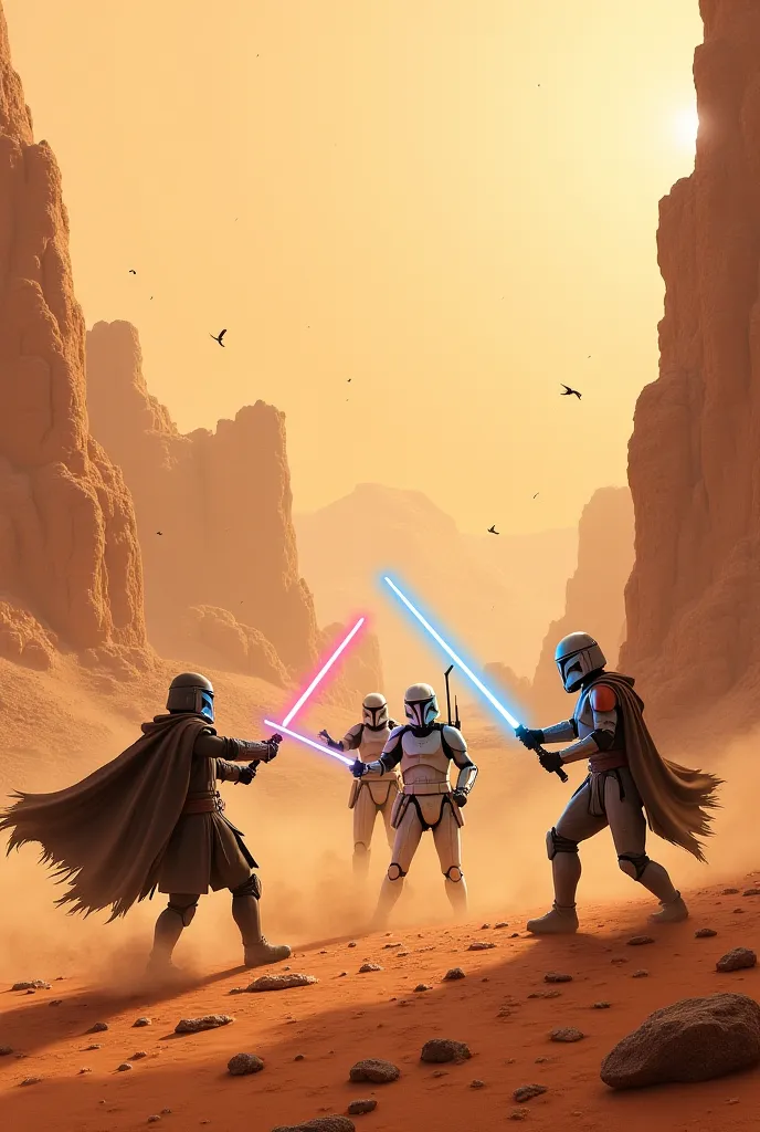 Star Wars in Geonosis
