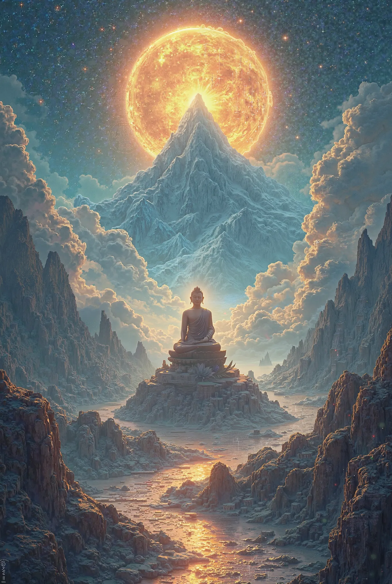 Draw Buddha's planet